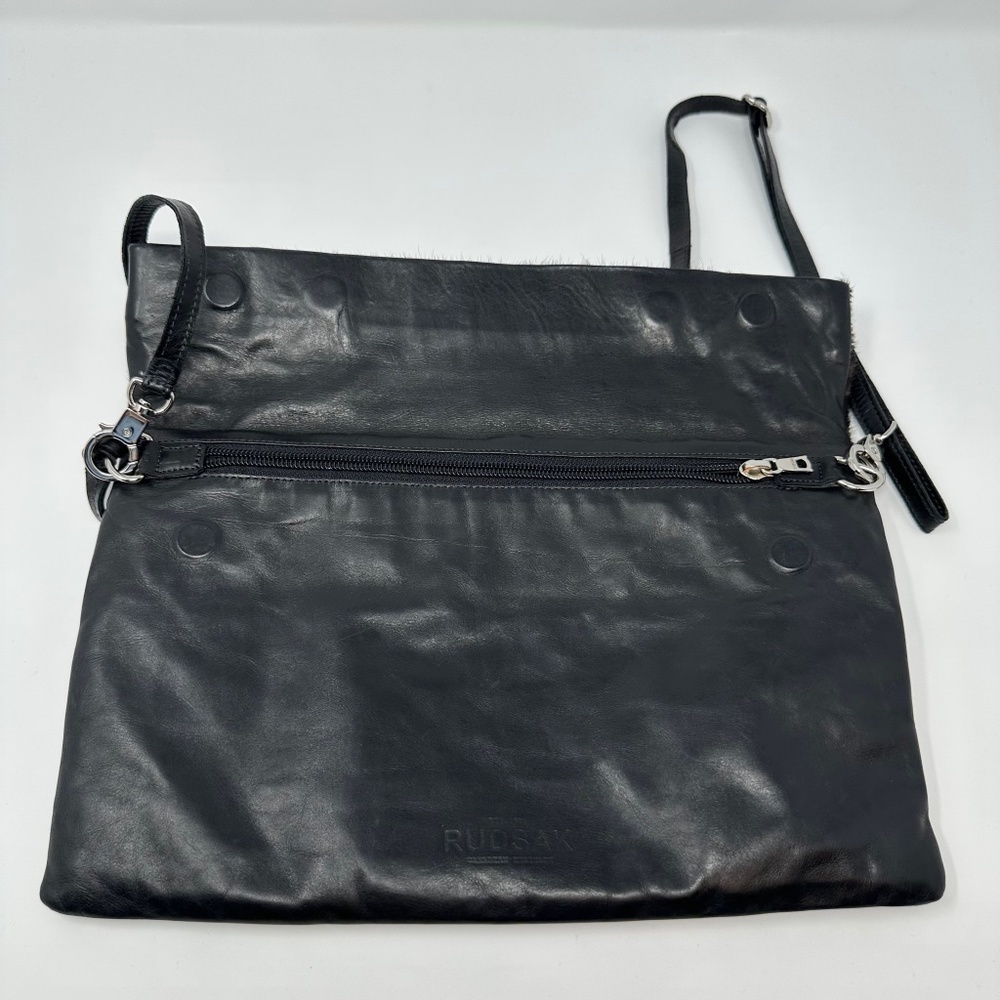RUDSAK Crossbody/Clutch Leather w/Camo Ponyskin Bag - Picture 4 of 7